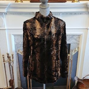 Chico's Faux Fur Jacket